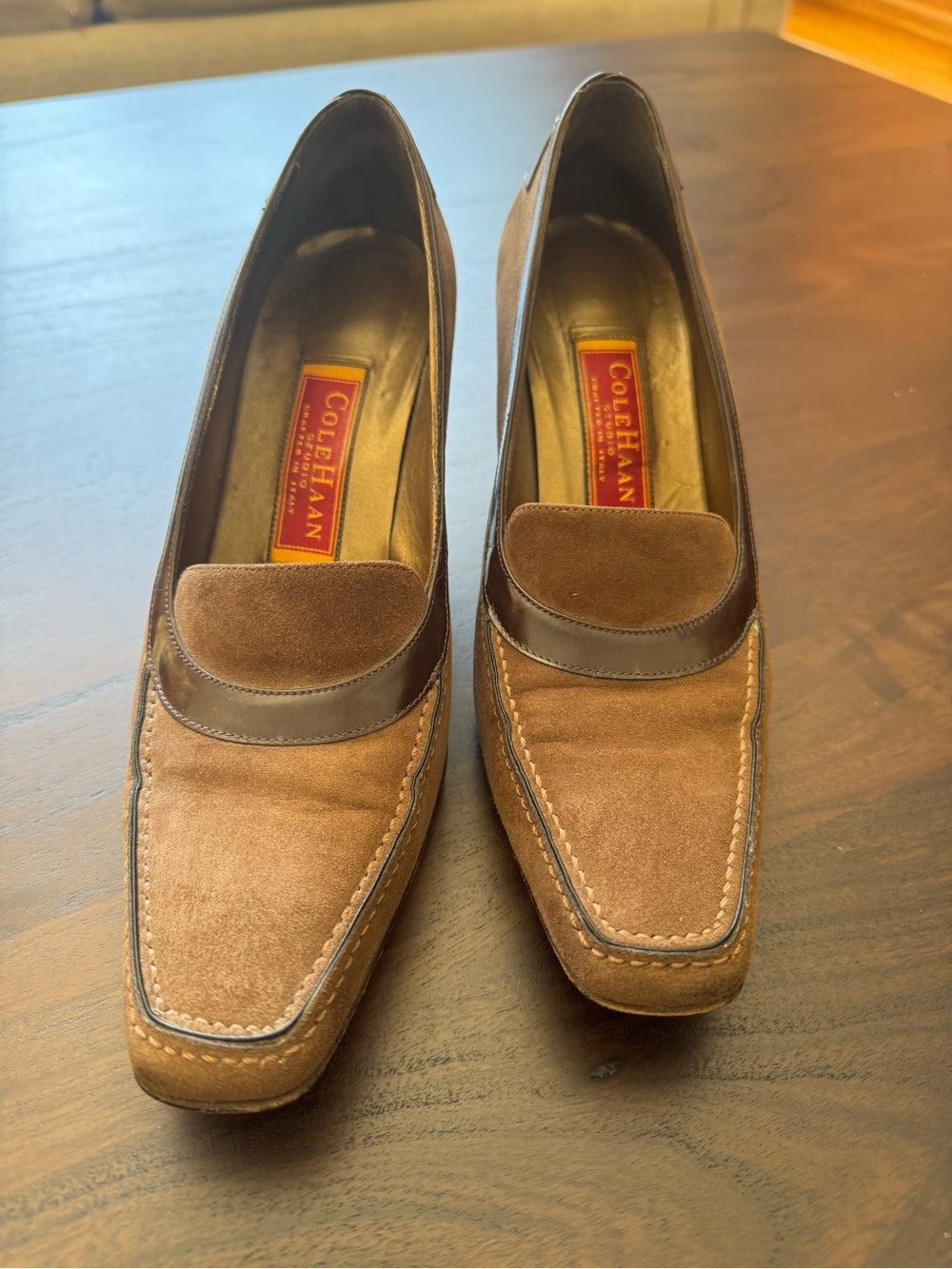 Cole Haan Tan Suede heels for
Work - Picture 3 of 9